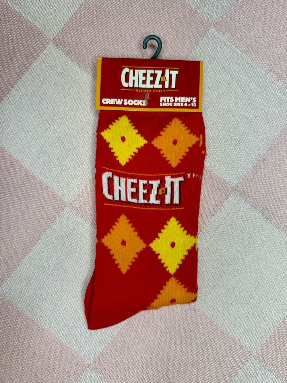 Red Chees-It Crew Socks